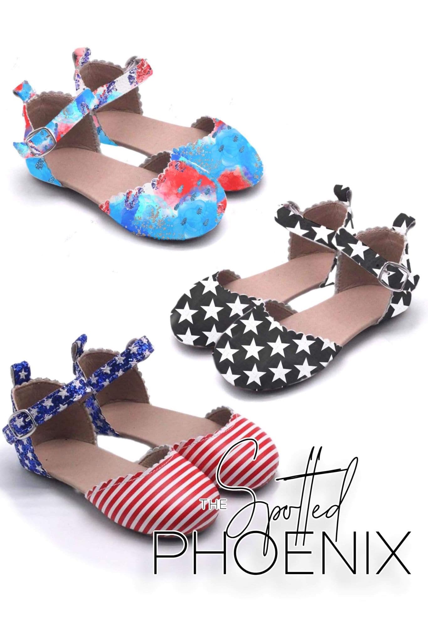 RWB Glitz [Open] Ballet Flats