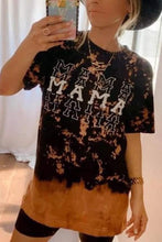 Load image into Gallery viewer, [MAMA Stacked] Hand Bleached Tee Shirt
