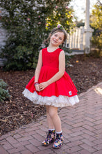 Load image into Gallery viewer, [Red] LOVED Twirl Dress
