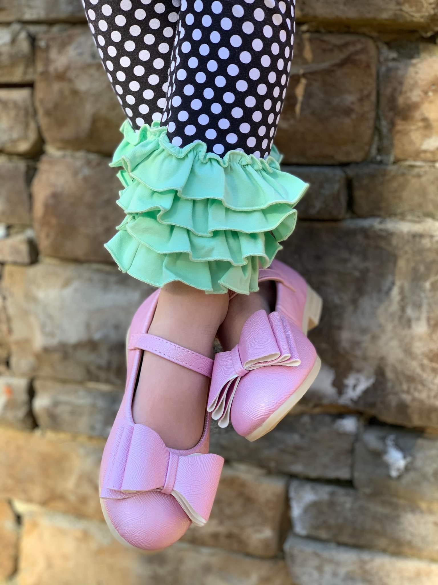 [Light Pink] Flawed Bow Shoes
