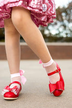 Load image into Gallery viewer, [Red Quilted] Bow Shoes

