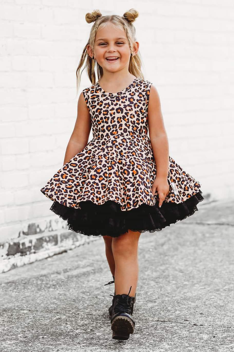 [Leopard] LOVED Twirl Dress