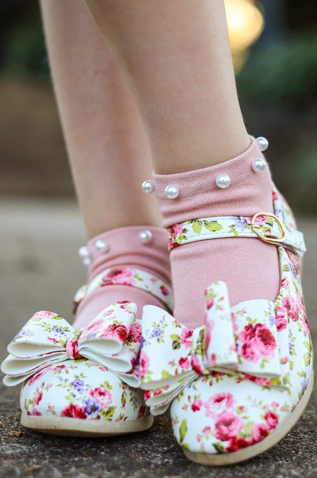 [Floral Blossom] Bow Shoes