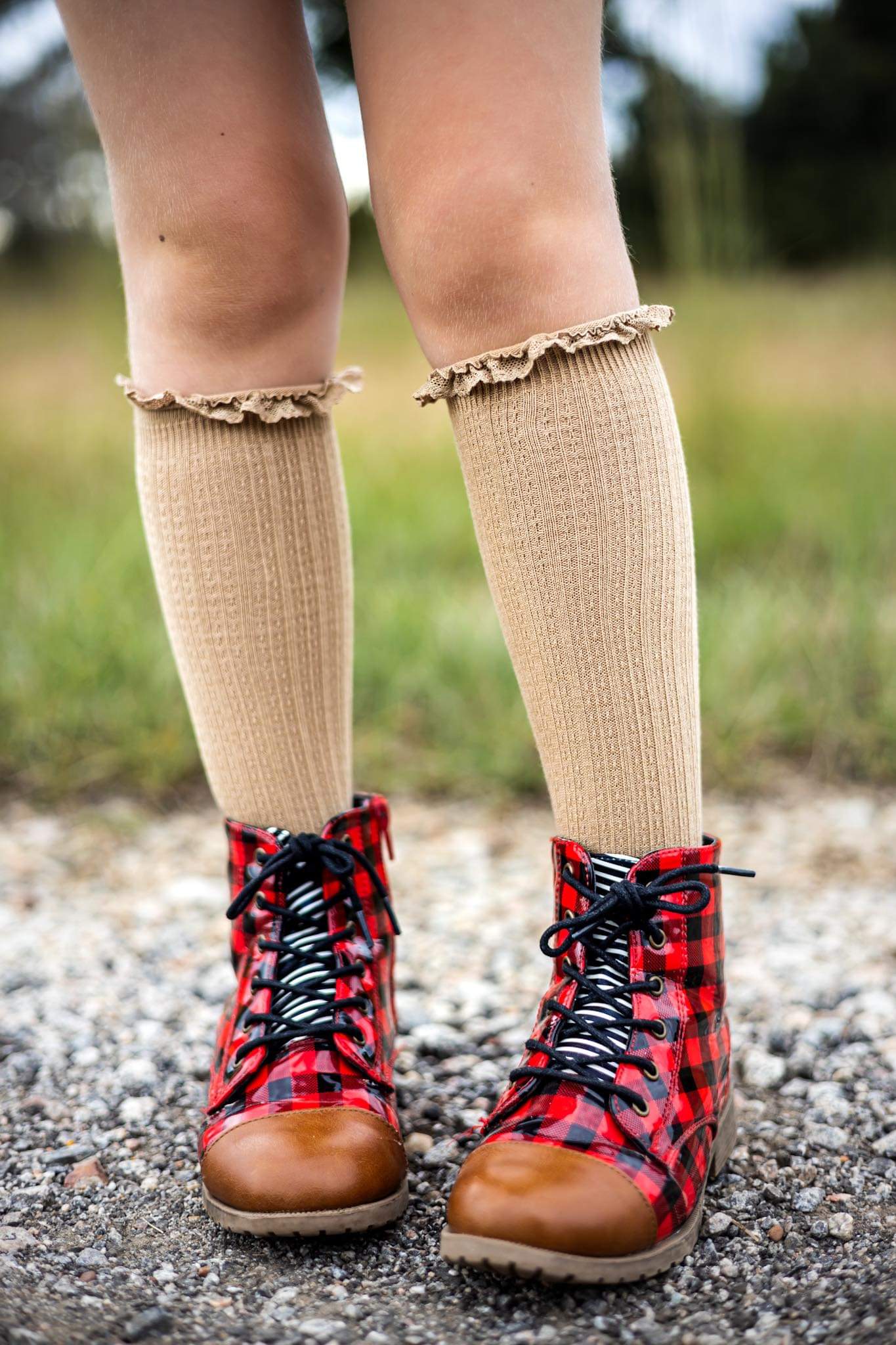 [Buffalo Plaid + Camel] Boots