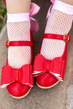 Load image into Gallery viewer, [Red Quilted] Bow Shoes
