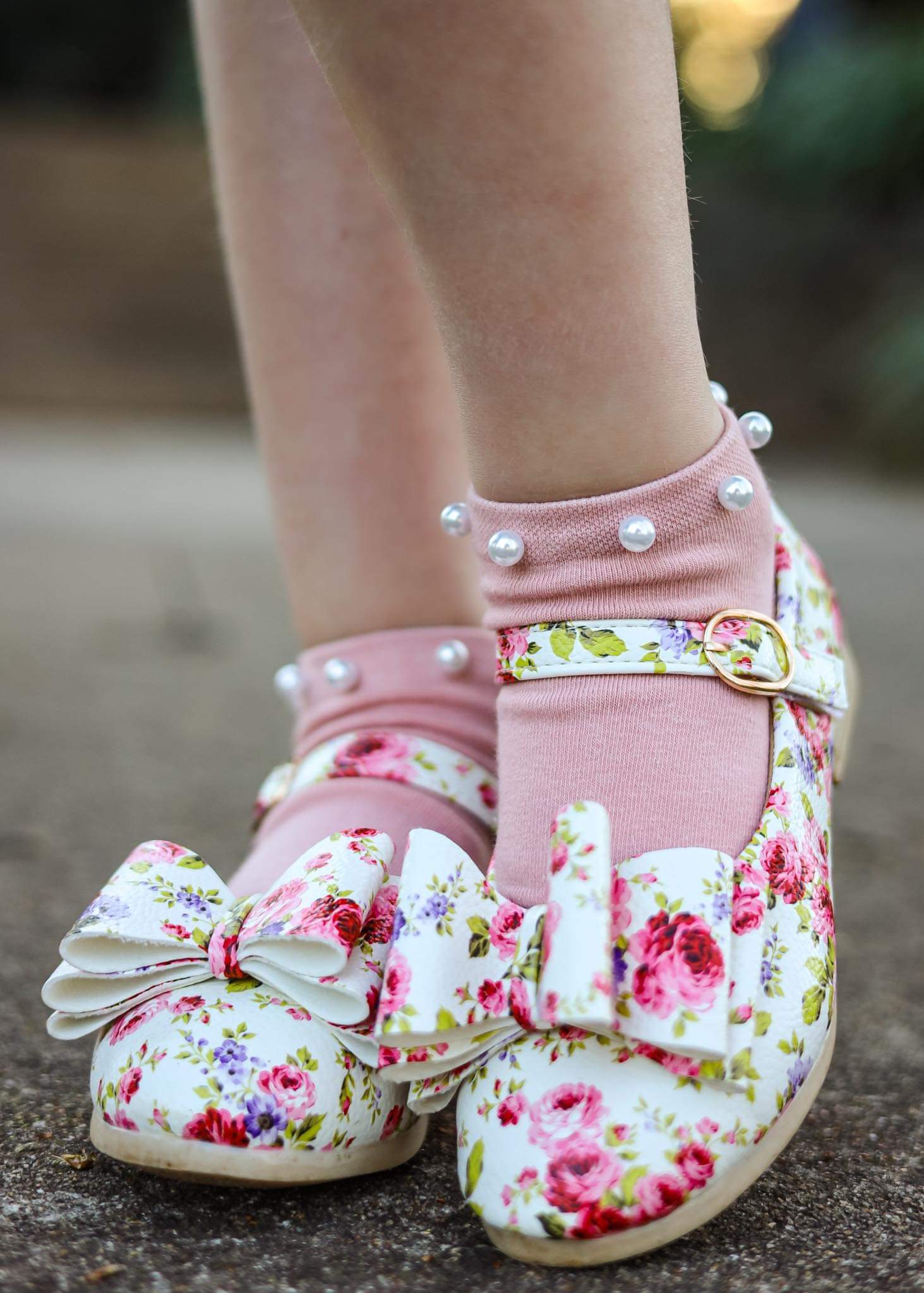 [Floral Blossom] Bow Shoes