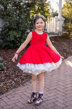 Load image into Gallery viewer, [Red] LOVED Twirl Dress
