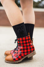 Load image into Gallery viewer, [Buffalo Plaid + Camel] Boots
