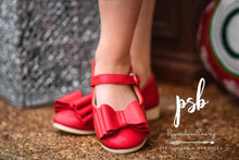 Load image into Gallery viewer, [Red Shimmer] Bow Shoes
