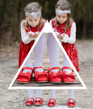 Load image into Gallery viewer, [Red Shimmer] Bow Shoes
