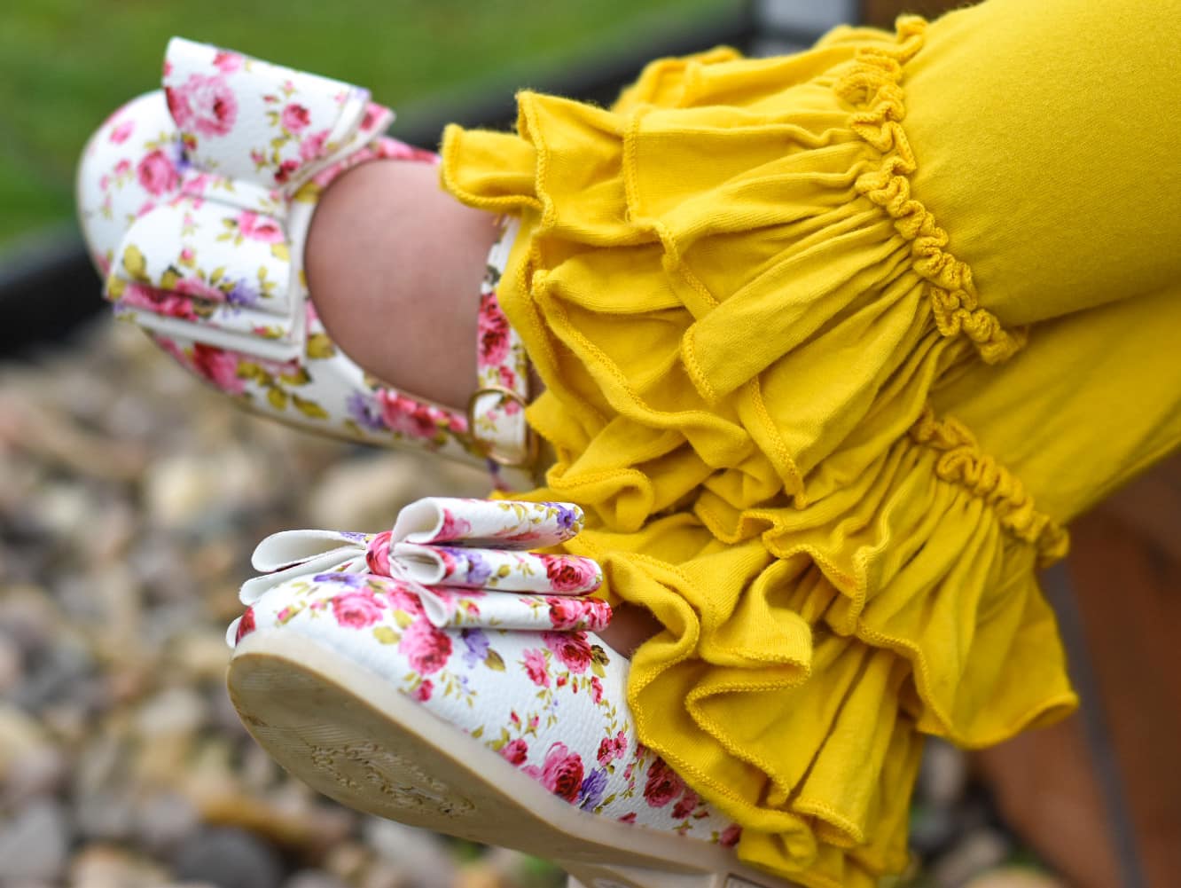[Floral Blossom] Bow Shoes