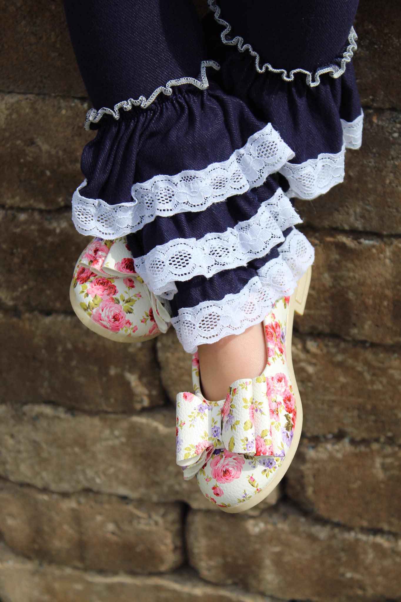[Floral Blossom] Bow Shoes