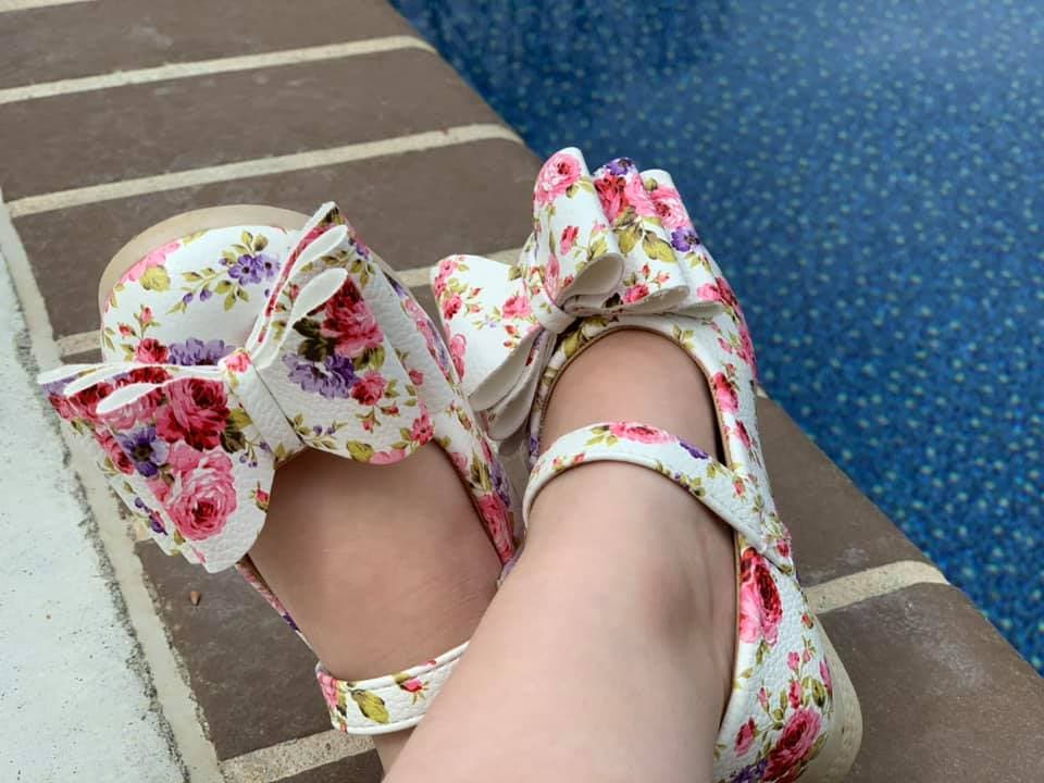 [Floral Blossom] Bow Shoes