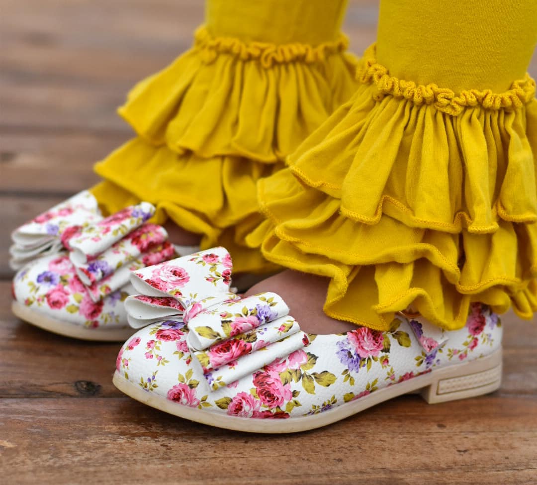 [Floral Blossom] Bow Shoes