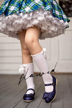 Load image into Gallery viewer, [Navy Glitz] FLAWED Bow Shoes
