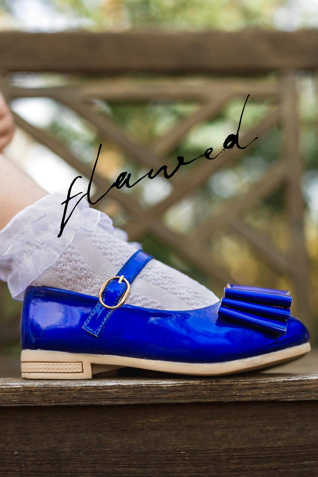 [Holographic Blue] FLAWED Bow Shoes