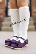 Load image into Gallery viewer, [Royal Plum] FLAWED Bow Shoes
