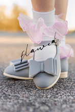 Load image into Gallery viewer, [Gray] FLAWED Bow Shoes
