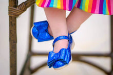 Load image into Gallery viewer, [Blue Sparkle] Bow Shoes
